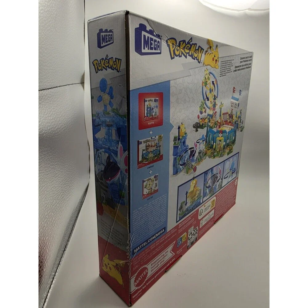 MEGA Pokémon Aquatic Adventure 319-Piece Building Set HXF79 Build w/ Motion 8+
